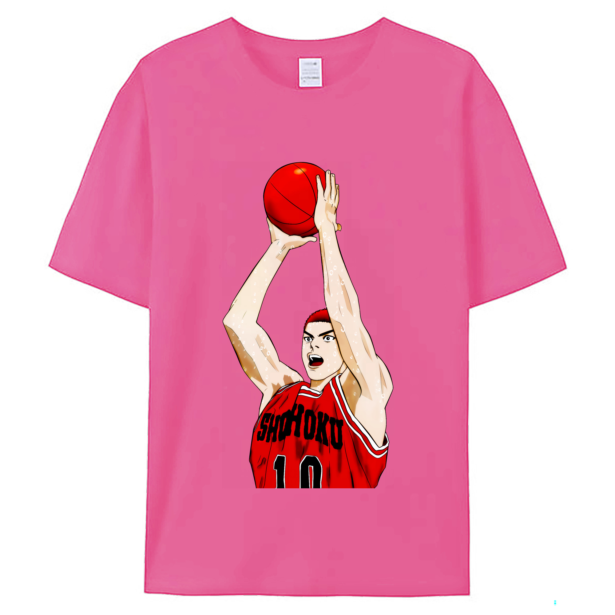 （画像用） SLAM DUNK／スラムダンク レディースカジュアルプリントTシャツ（綿100％）